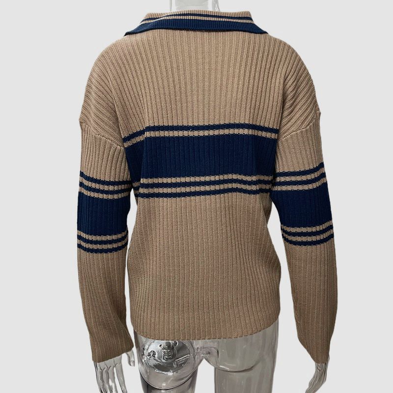 Retro Lapels Sweater