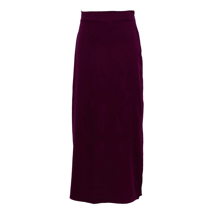 Versatile High Waist Long Skirt